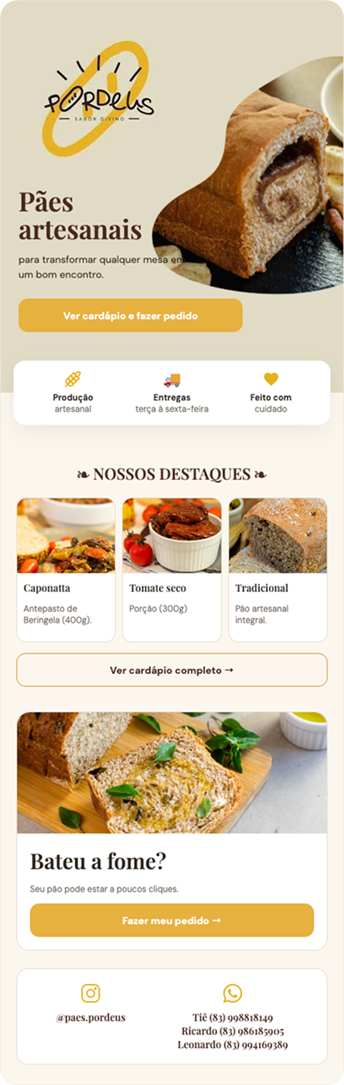 Página profissional para personal trainer